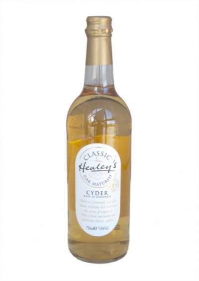 Bottle of healey's classic oak matured cornish cyder