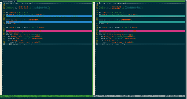 Using vimdiff as the git difftool