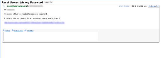 Screen shot of gmail before ad removal
