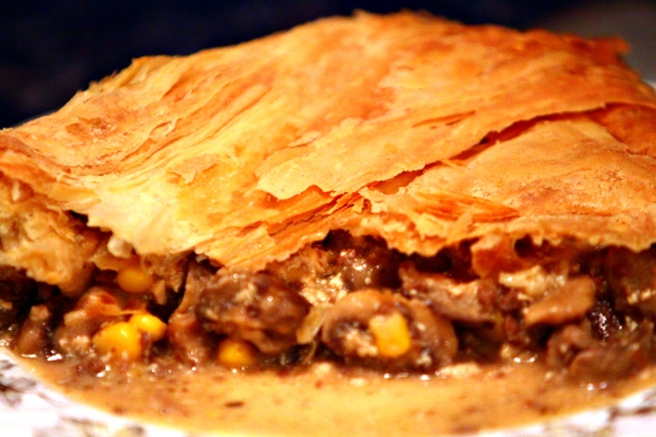 Vegan Mushroom, Tofu, and Sweetcorn Pie cover image
