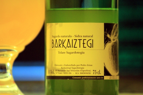 Lovely basque cider by way of amsterdam