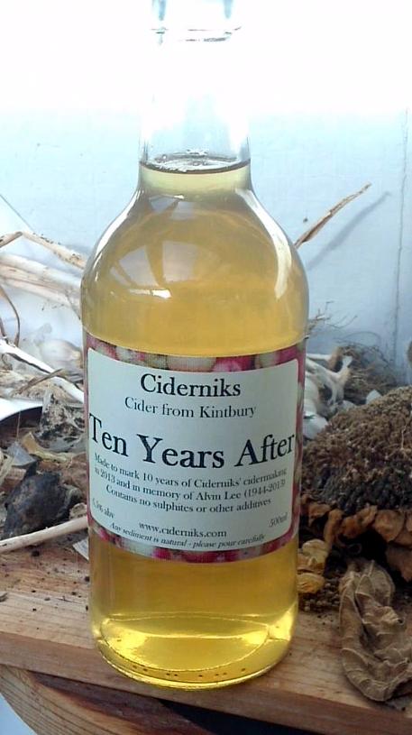 Bottle of ciderniks ten years after: cider from kintbury, berkshire