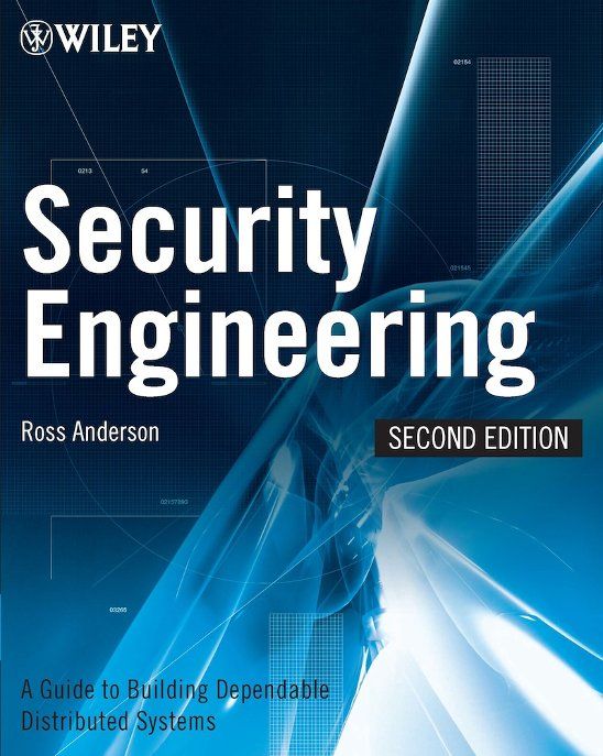 Security Engineering by Ross Anderson (cover image)